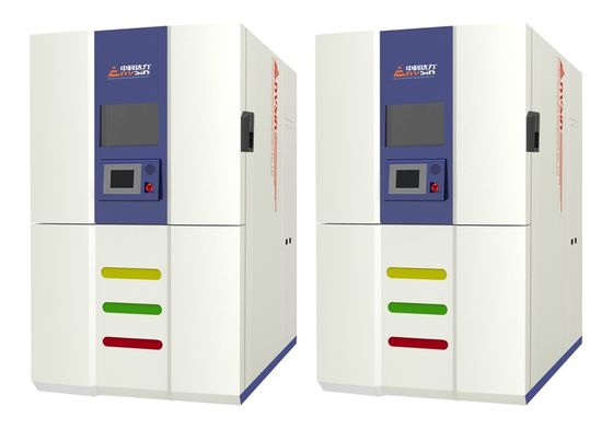 Ein guter Preis. 300L 3-Zonen-Wärmeschockkammer für die Prüfung von langlebigen Produkten nach ASTM D3165 IEC 60068-2-14 Online
